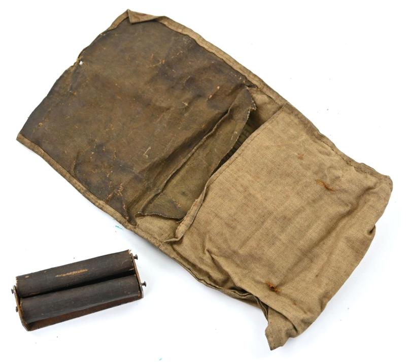 British WW2 Tabbaco Pack with Cigarette Roller