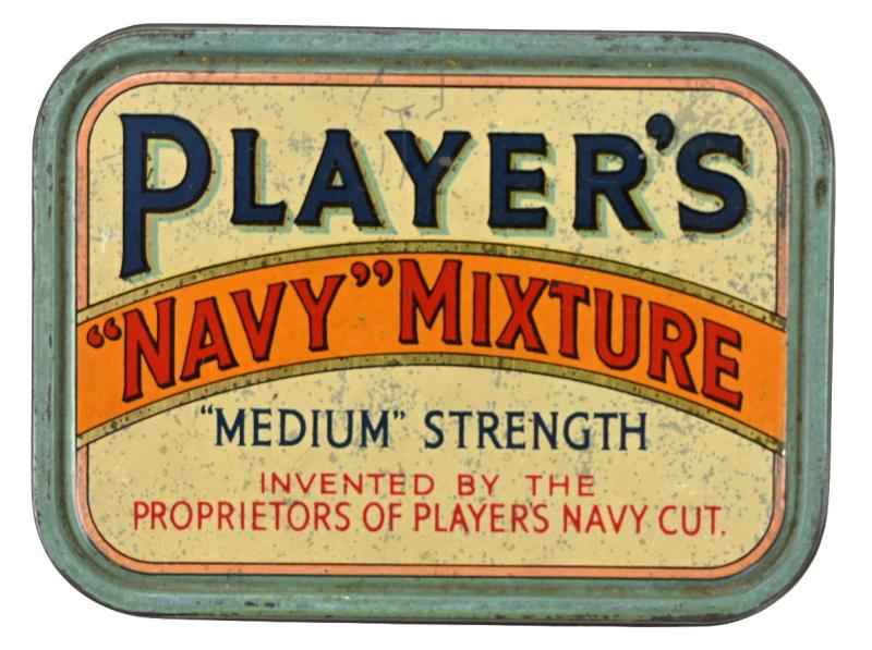 British WW2 Players Navy Cut Cigarettes Tin box