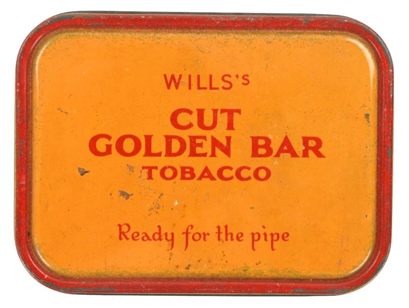 British WW2 Will's Cut Golden Bar Tabacco Tin box