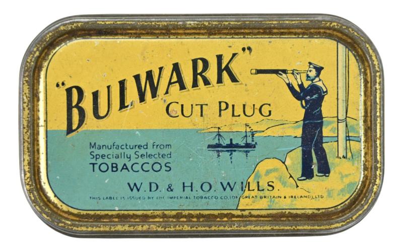 British WW2 Will's Cut Golden Bar Tabacco Tin box