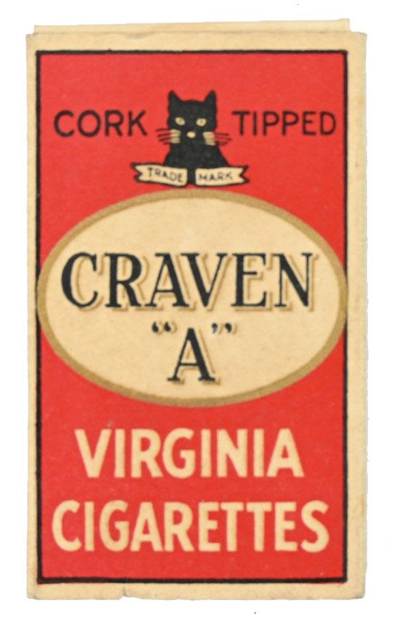British WW2 Period 'Craven A' Virginia Cigarettes Package
