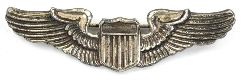 USAAF WW2 Sterling Pilot Wing