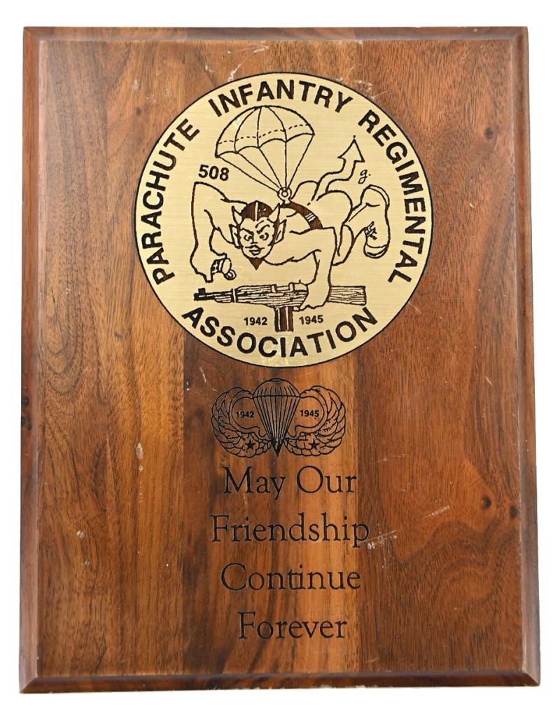 US WW2 82nd AB/508th PIR Remembrance Shield