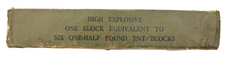 US WW2 Empty M3 Demolition Block Package