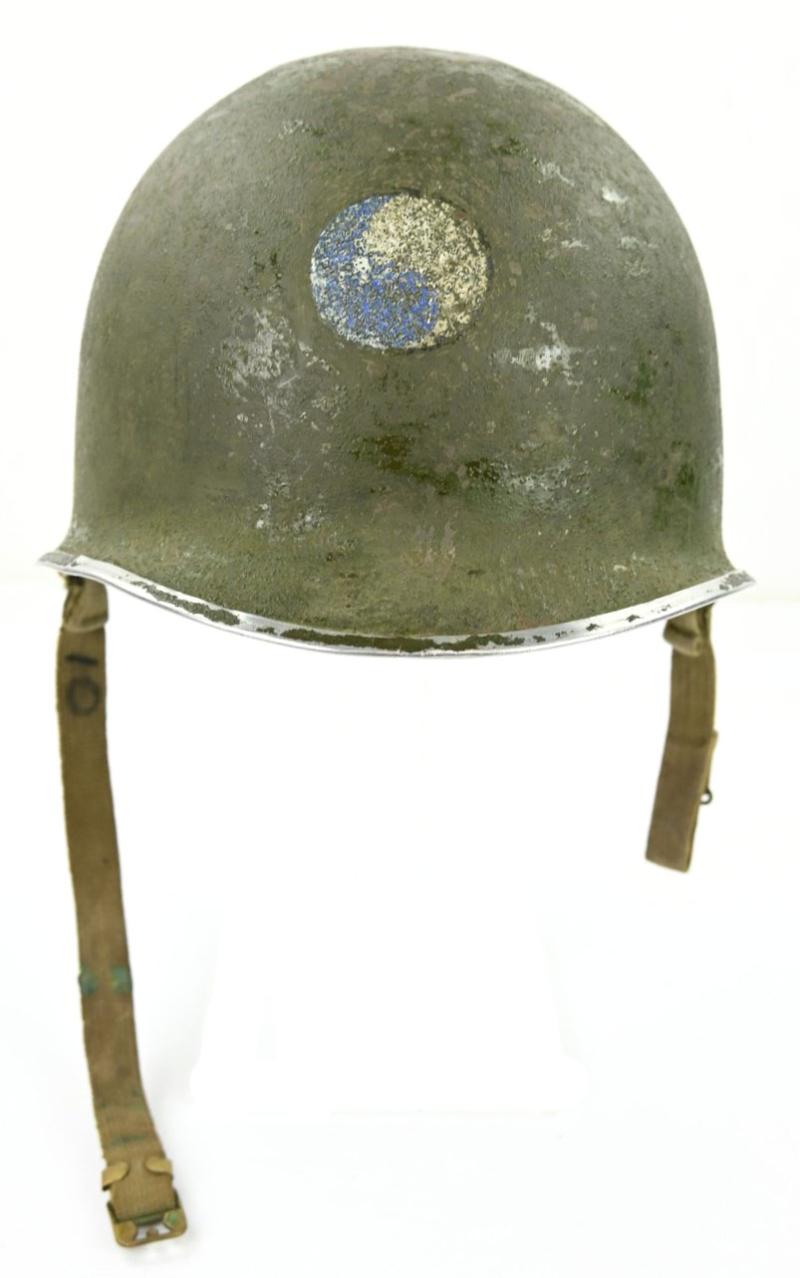 US WW2 M1 Fixed Bale Combat Helmet 29th ID
