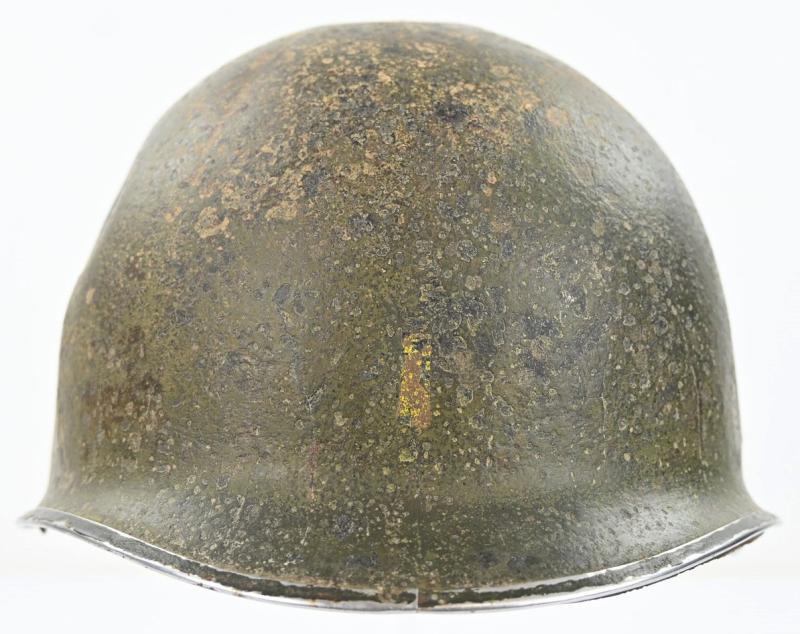US WW2 M2 Paratrooper Combat Helmet 2nd Lt 'William C. Aubel' 507th Parachute Infantry Regiment