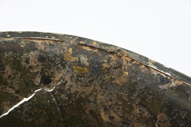 US WW2 M2 Paratrooper Combat Helmet 2nd Lt 'William C. Aubel' 507th Parachute Infantry Regiment