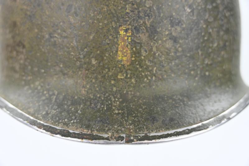 US WW2 M2 Paratrooper Combat Helmet 2nd Lt 'William C. Aubel' 507th Parachute Infantry Regiment