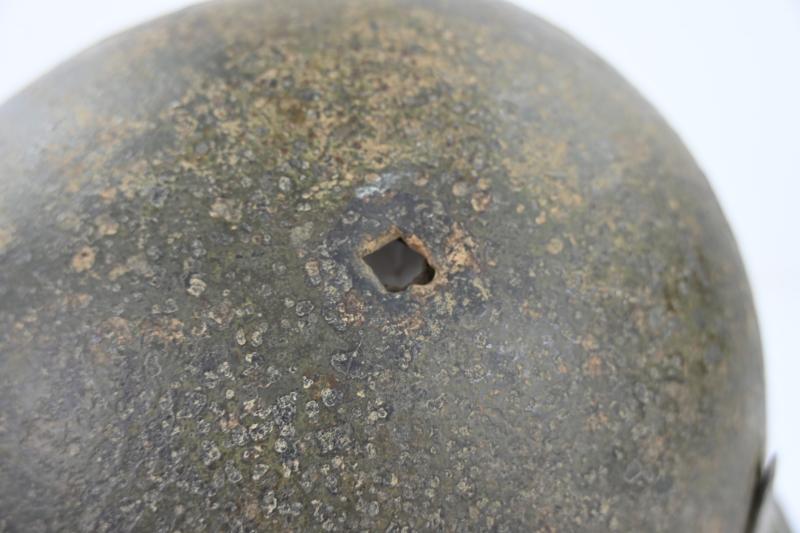 US WW2 M2 Paratrooper Combat Helmet 2nd Lt 'William C. Aubel' 507th Parachute Infantry Regiment