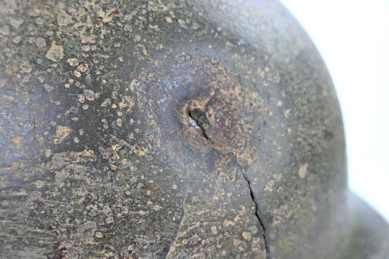 US WW2 M2 Paratrooper Combat Helmet 2nd Lt 'William C. Aubel' 507th Parachute Infantry Regiment