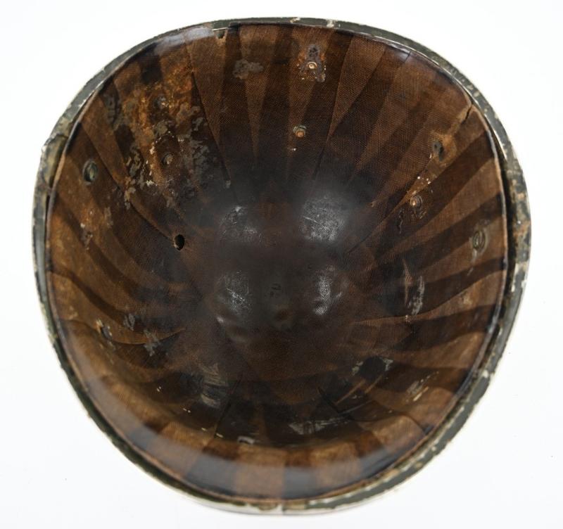 US WW2 M2 Paratrooper Combat Helmet 2nd Lt 'William C. Aubel' 507th Parachute Infantry Regiment