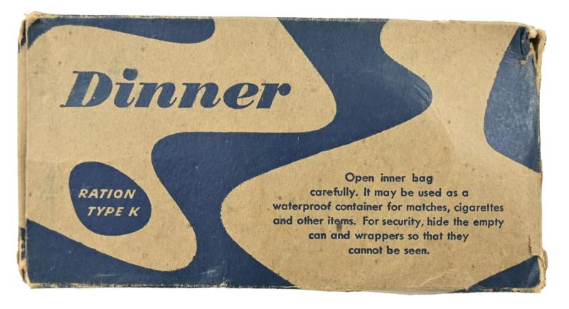 US WW2 K-ration Dinner Package
