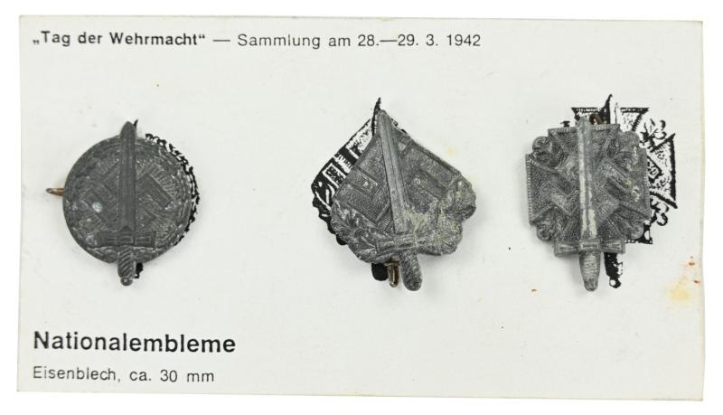 German Tag der Wehrmacht Stickpin Set
