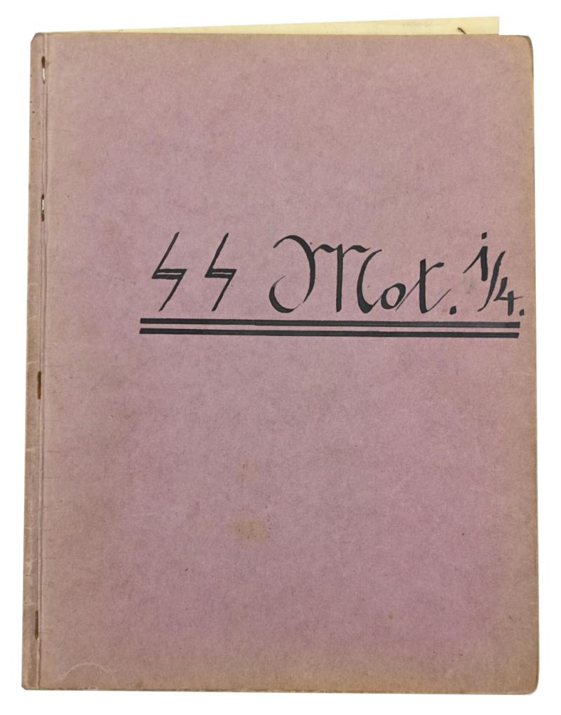 German SS Mot 1/4 Jullfest Document Set