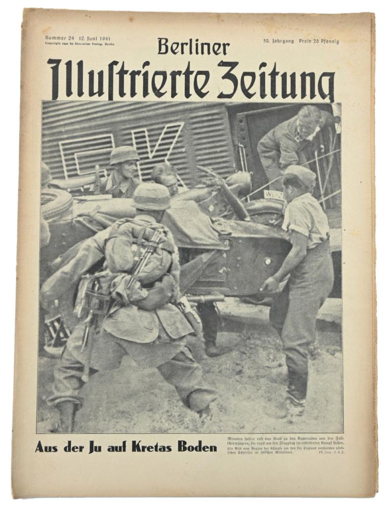 German Berliner Illustrierte Zeitung Newspaper 1941