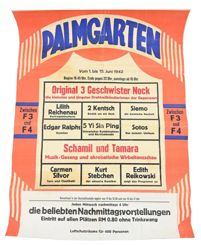 German Third Reich Era Theather Poster