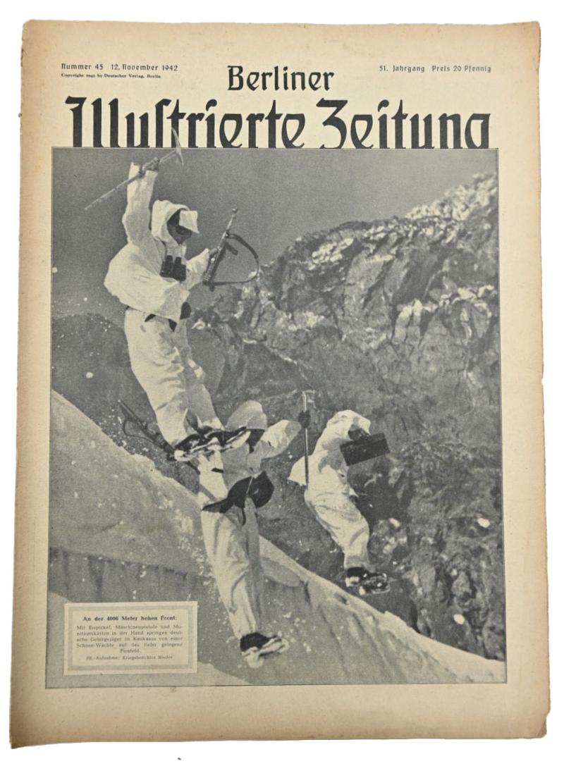 German Berliner Illustrierte Zeitung Newspaper November 1942