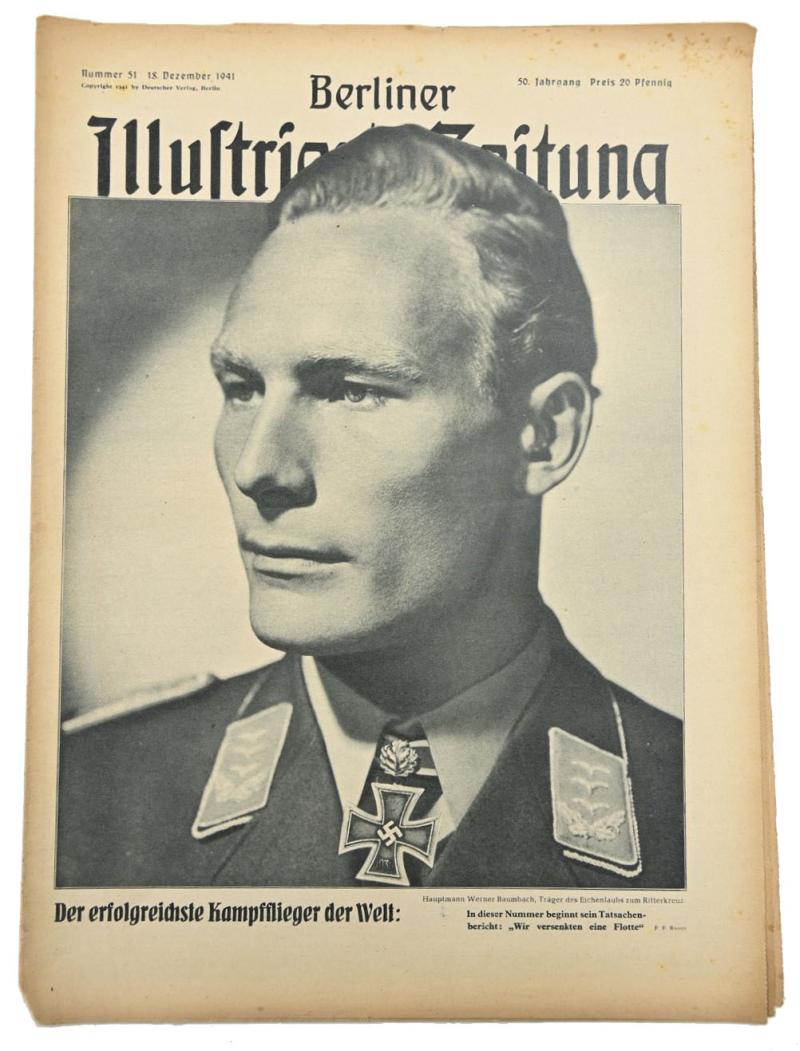 German Berliner Illustrierte Zeitung Newspaper December 1941