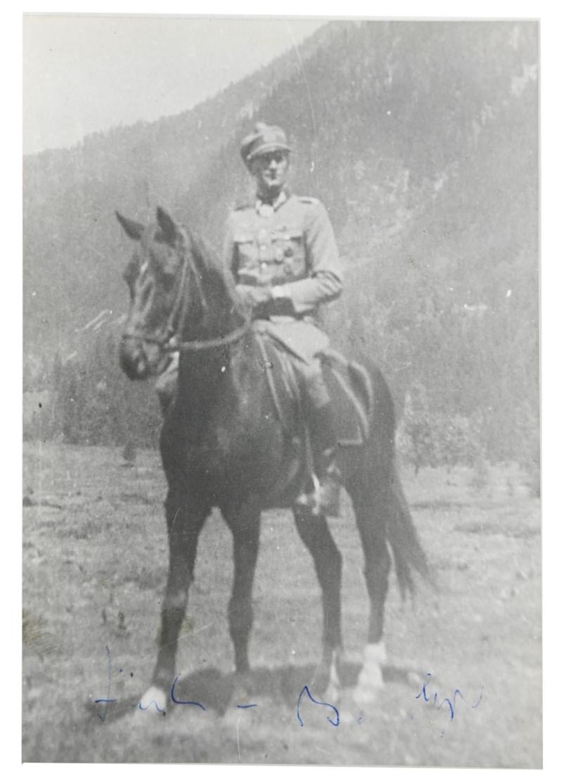 Signature of Wehrmacht Heer KC Recipient 'Philipp Freiherr von Boeselager'