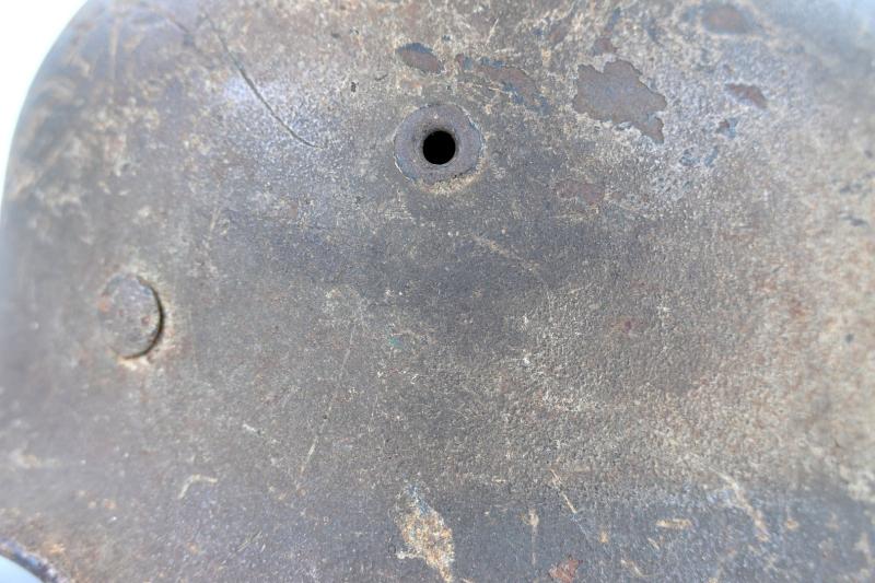 German LW M40 SD Normandy Camo Helmet