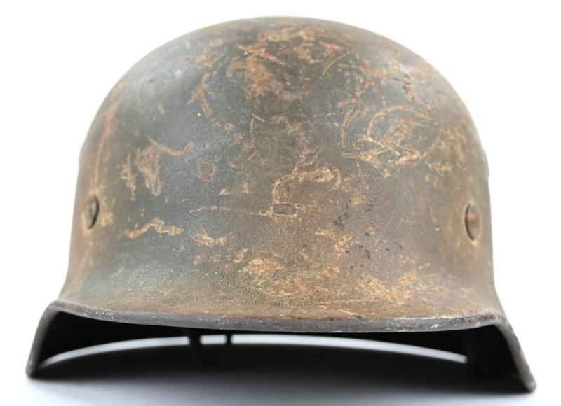 German LW M40 SD Normandy Camo Helmet
