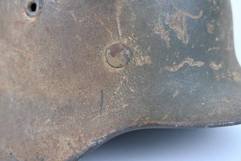 German LW M40 SD Normandy Camo Helmet