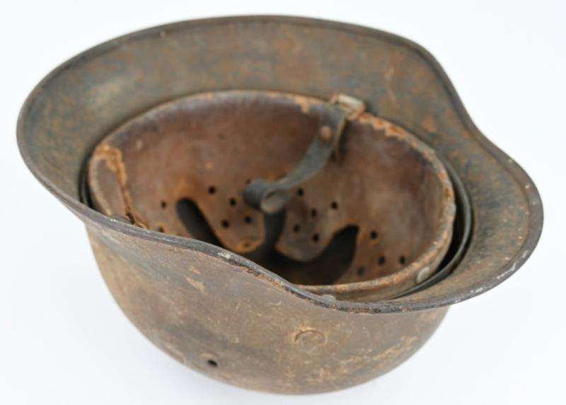 German LW M40 SD Normandy Camo Helmet