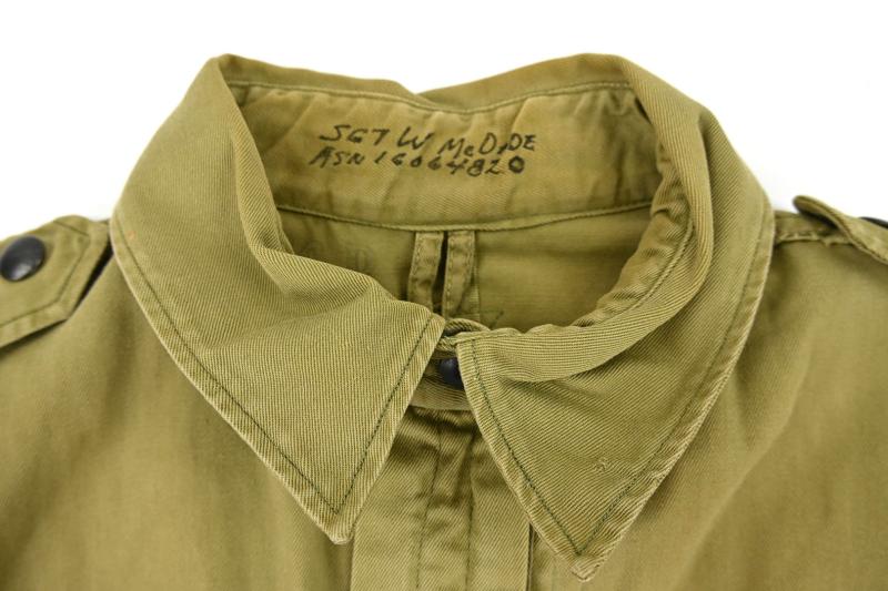 US WW2 M42 Paratrooper Jumpjacket 'Sgt. William J. McDade'