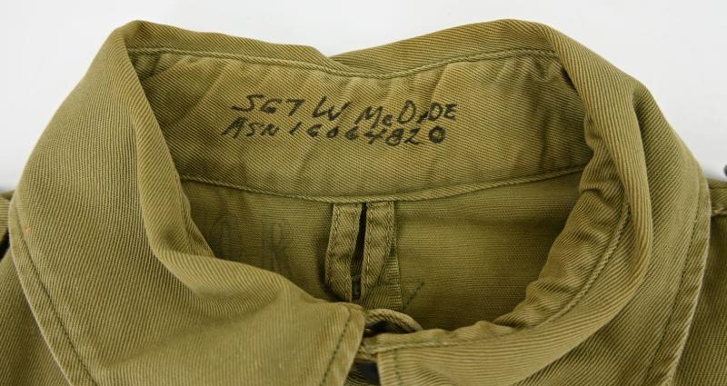 US WW2 M42 Paratrooper Jumpjacket 'Sgt. William J. McDade'