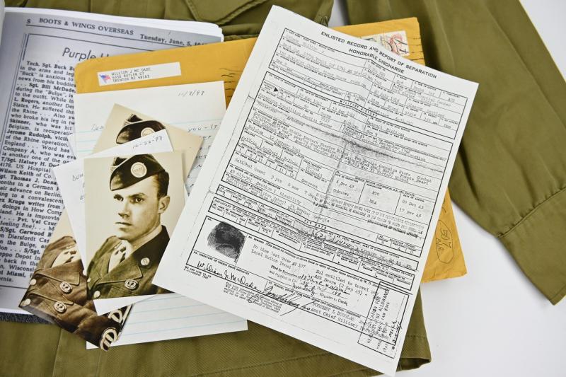 US WW2 M42 Paratrooper Jumpjacket 'Sgt. William J. McDade'