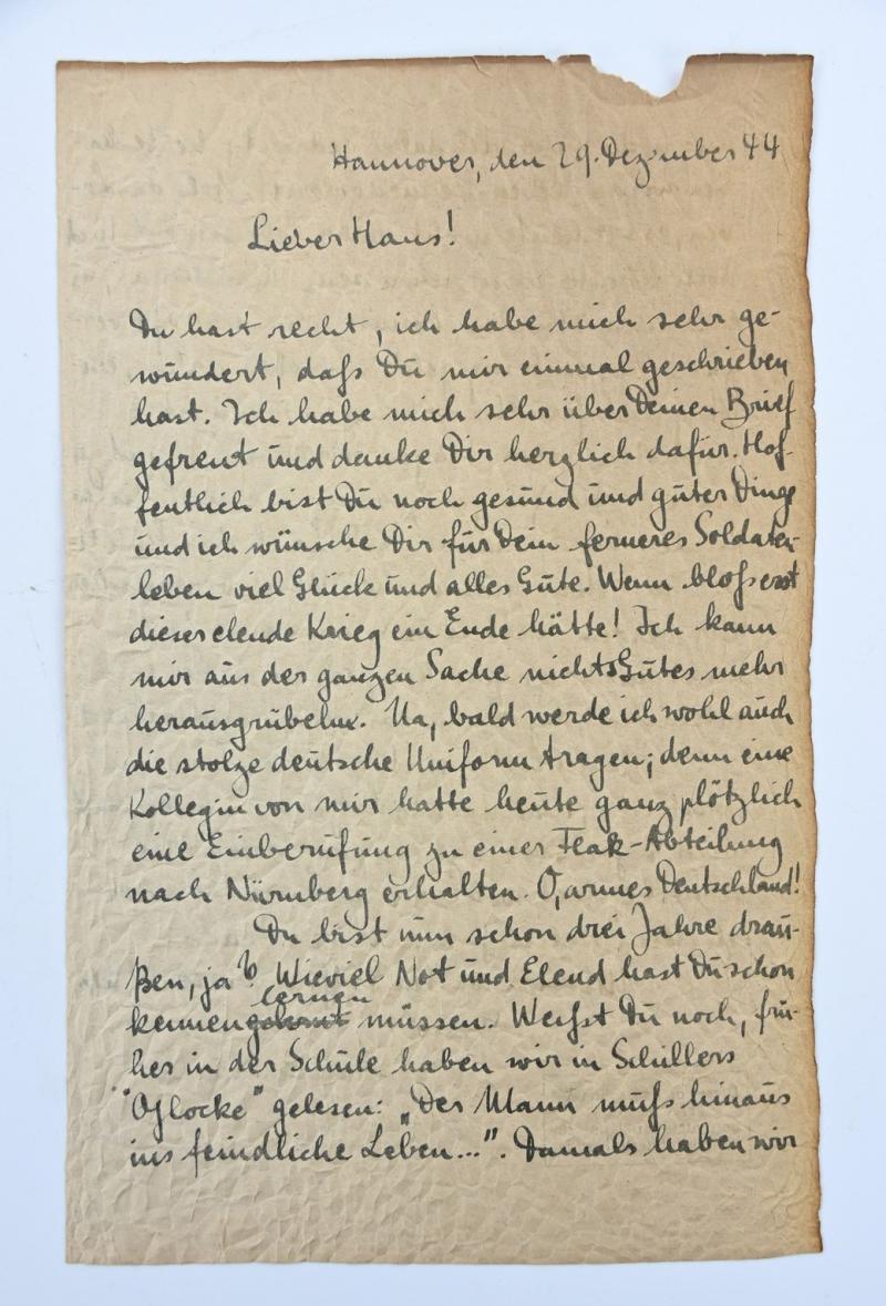 Allied WW2 Droppingsflyer 'SS Letter'