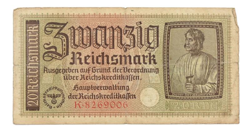German Third Reich period Banknote