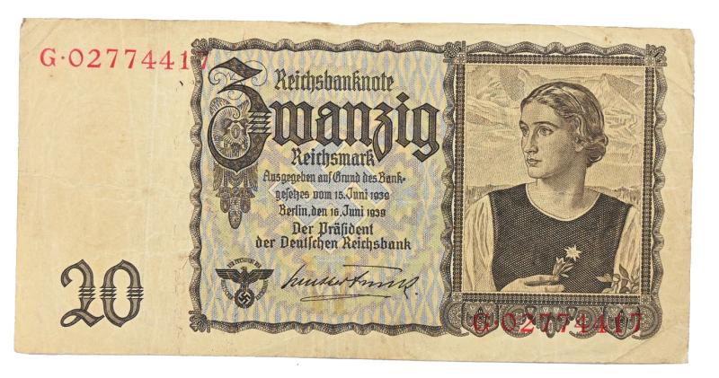 German Third Reich period Banknote