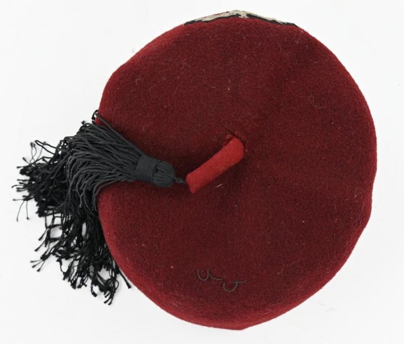 German Waffen-SS Maroon Red Fez
