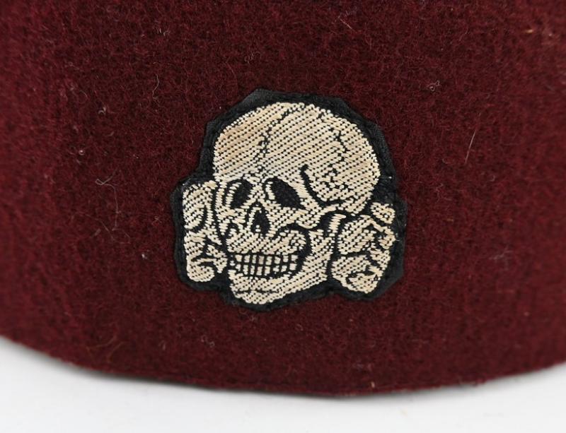German Waffen-SS Maroon Red Fez