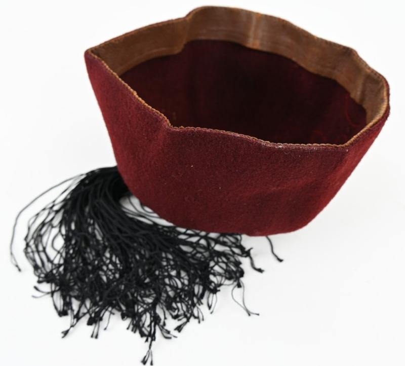 German Waffen-SS Maroon Red Fez