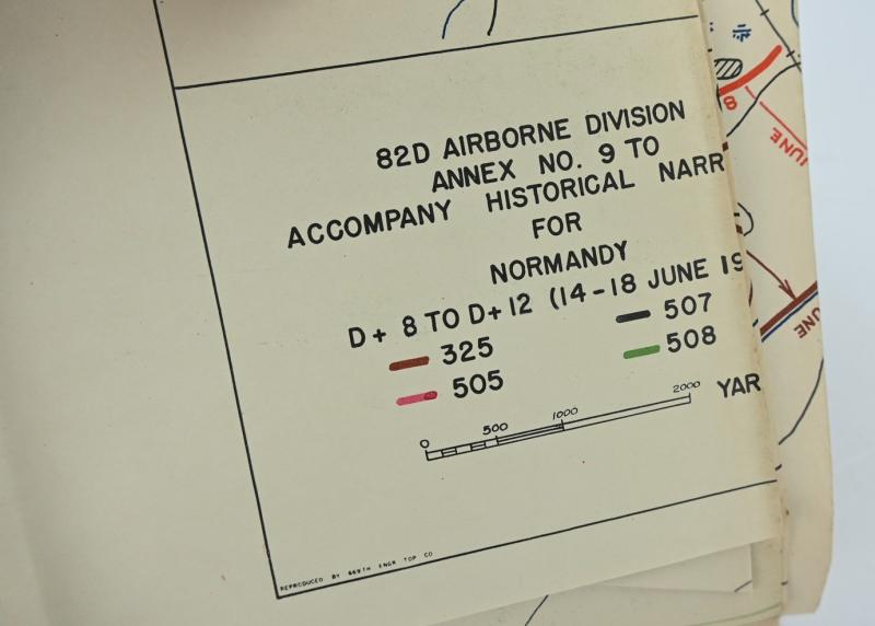 US WW2 82nd Airborne Division 'Normandy' Document Set