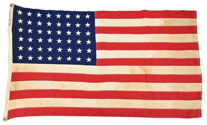 US WW2 48 Star Stars & Stripes National Flag 'Bull-dog'