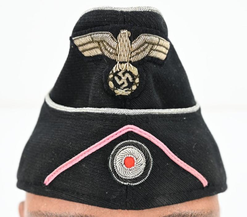 German WH Panzer Officer Side Cap
