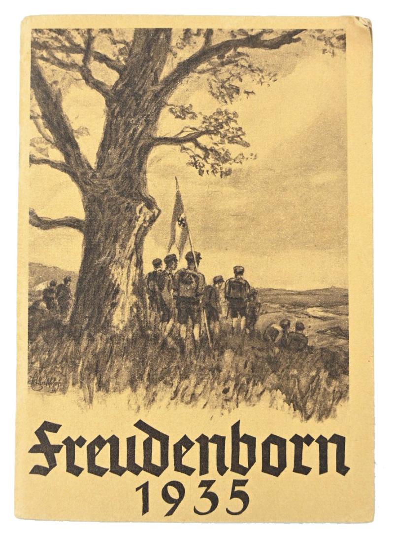 German Hitler Youth Song Book 'Freudenborn 1935'