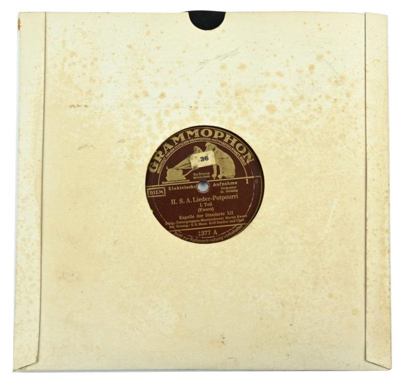 German Third Reich Era Music Record 'RAD'