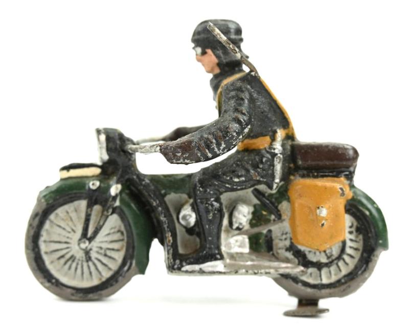 German Elastolin Toy Figure 'NSKK Motorfahrer'