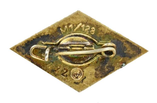German Hitler Youth Golden Member Honor Badge