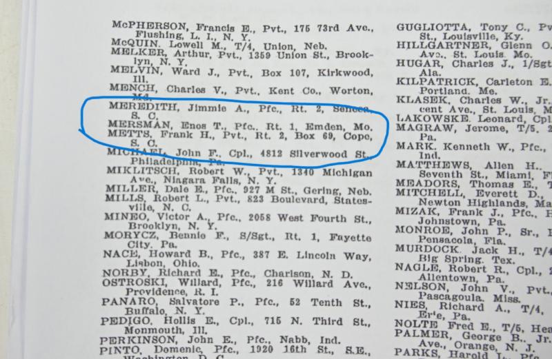 US WW2 87th Infantry Division Named Shield Bible