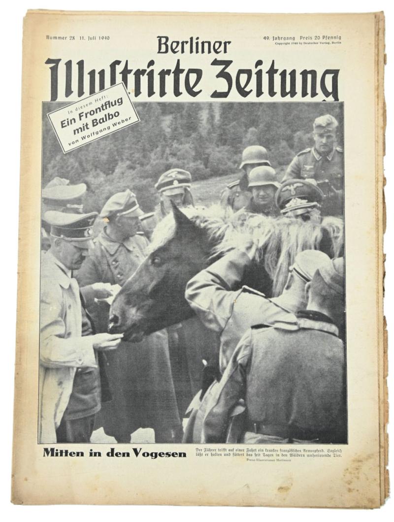 German Berliner Illustrierte Zeitung Newspaper 1940