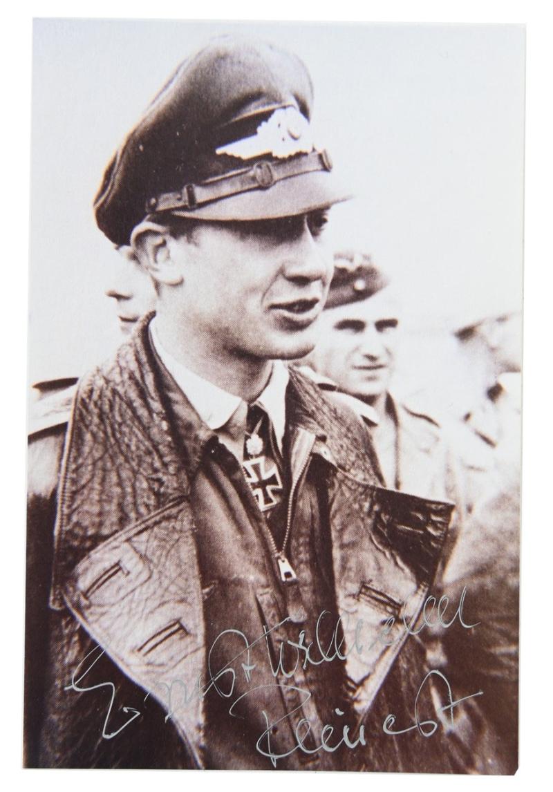 Signature of Luftwaffe KC-OLC&S Recipient 'Ernst-Wilhelm Reinert'