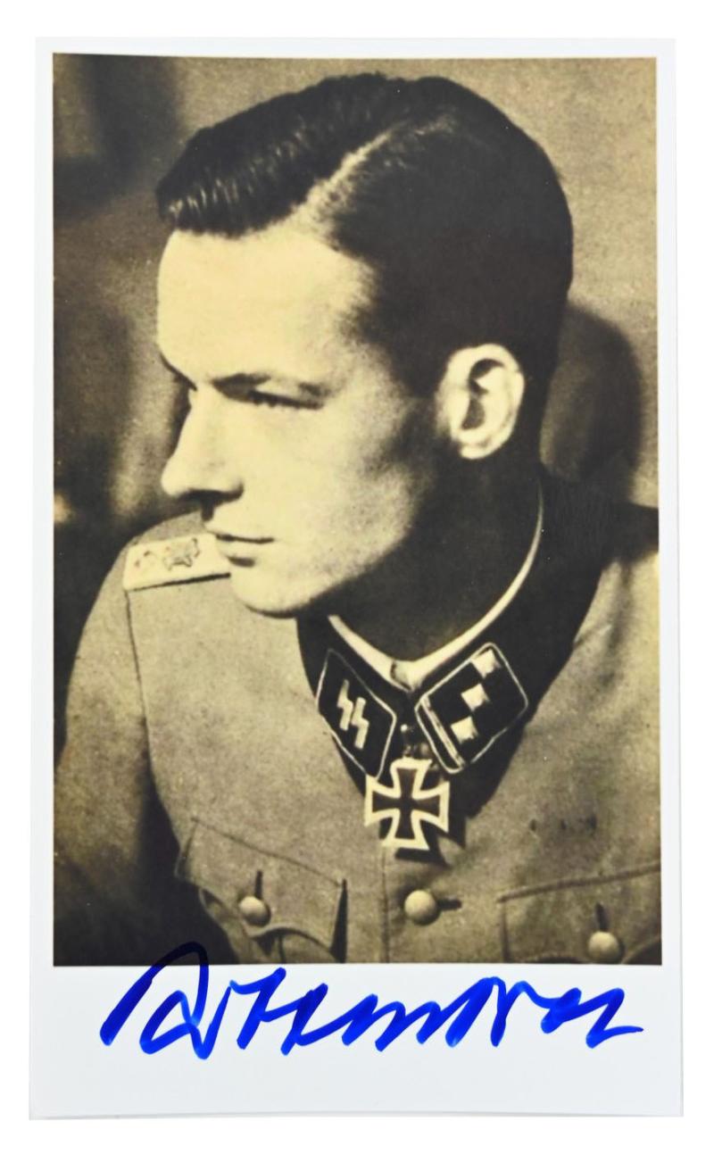 Signature of Waffen-SS KC Recipient 'Rudolf von Ribbentrop'