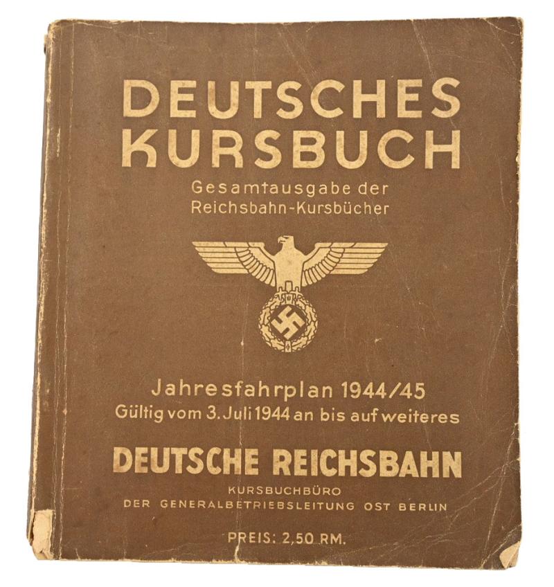 German Reichsbahn Railway Book 1944/45