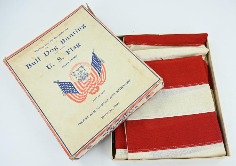 US WW2 48 Star Stars & Stripes National Flag with Box