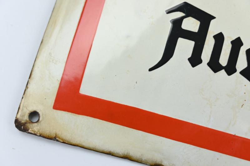 German NSDAP RZM Enamel Sign